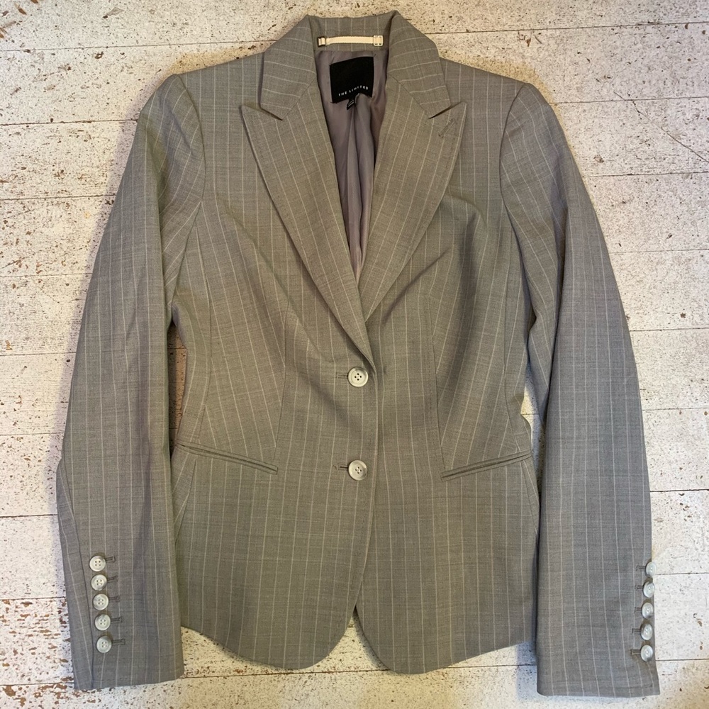 The Limited pinstriped blazer